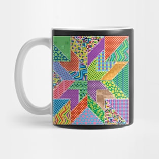 Hippie Love Quilt Block Mug